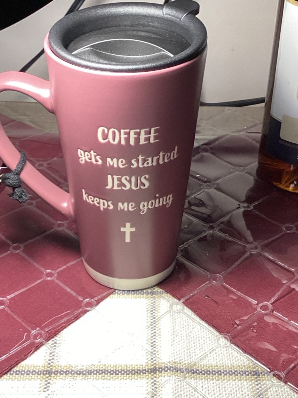 Coffee gets me started Jesus Keeps Me Going Mug - Picture 5 of 9